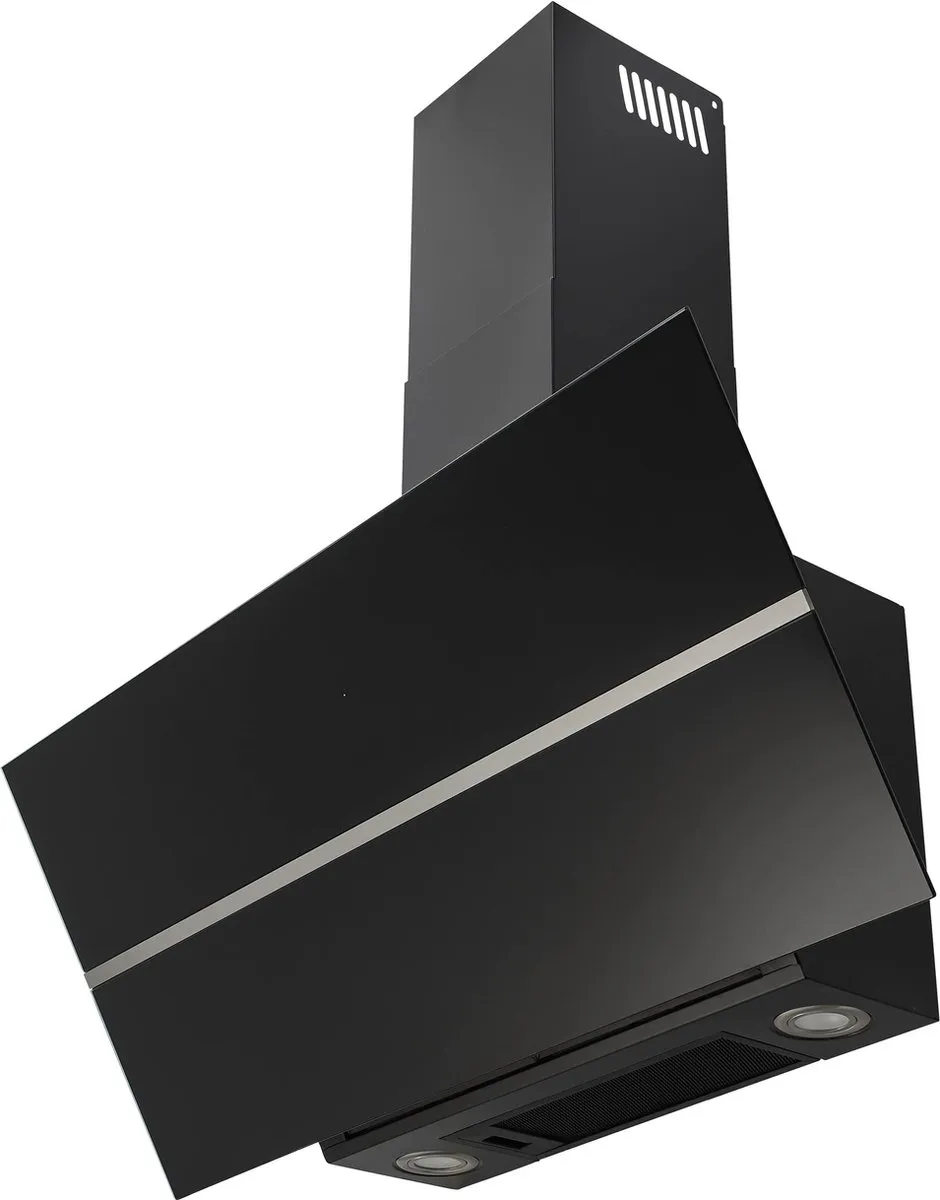 Inventum AKD9015GTZ Wandschouw Afzuigkap 90cm - 660m³/h - Zwart