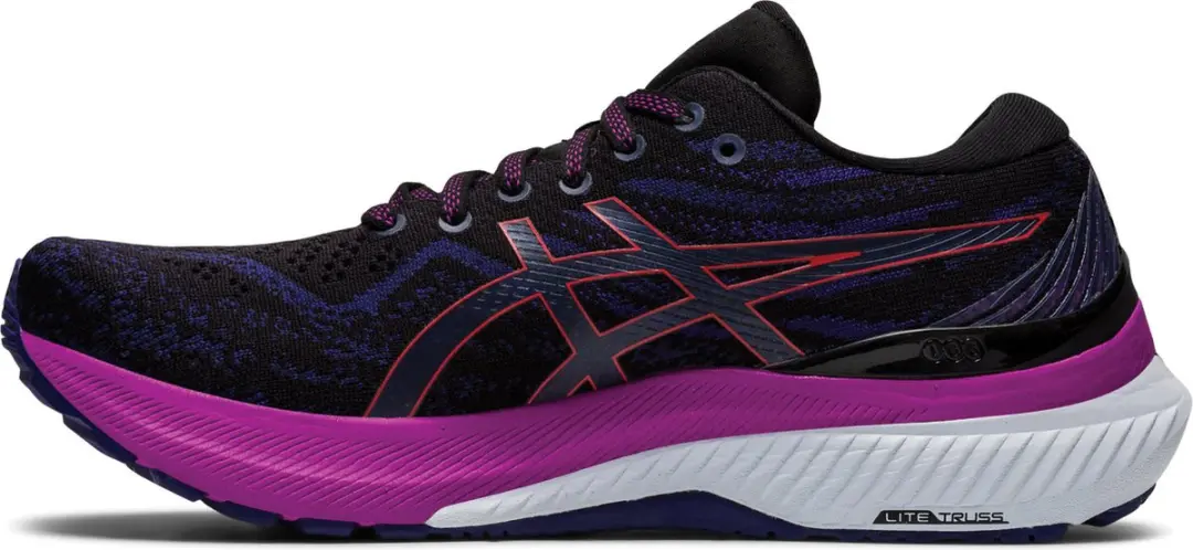ASICS Gel-Kayano 29 Sportschoenen - 39 - Zwart/Paars/Rood