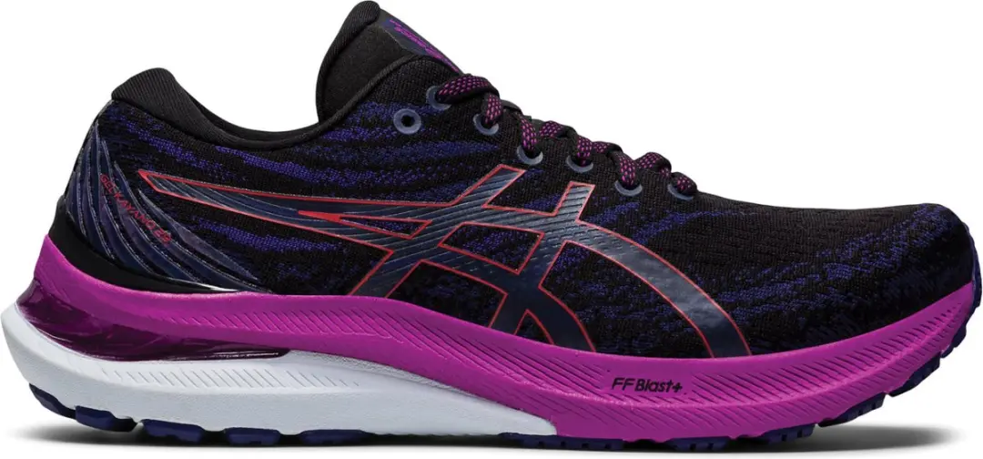 ASICS Gel-Kayano 29 Sportschoenen - 39 - Zwart/Paars/Rood