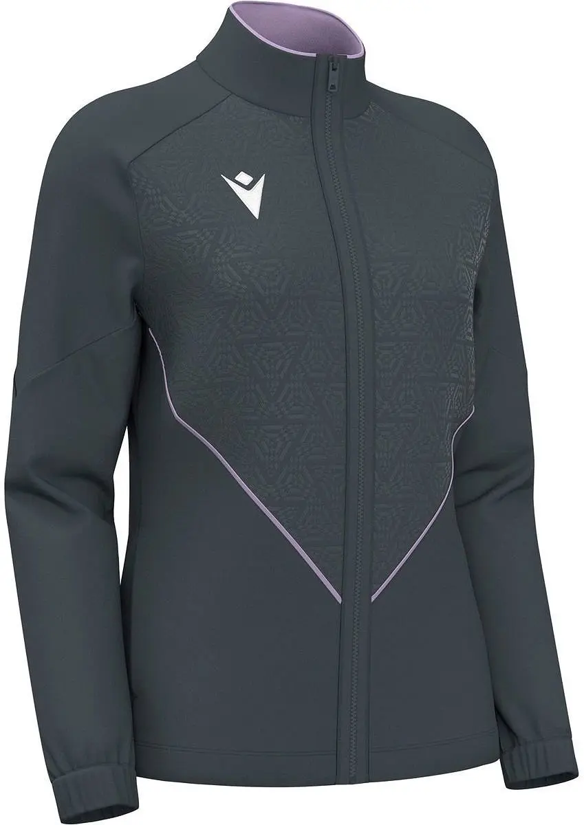 Macron Thunder Artemis Trainingsjack Dames M - Antraciet/Lila