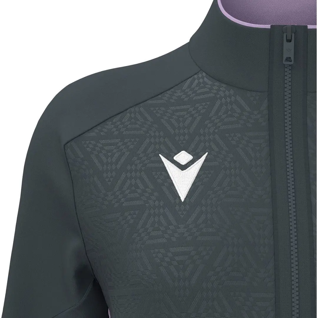 Macron Thunder Artemis Trainingsjack Dames M - Antraciet/Lila