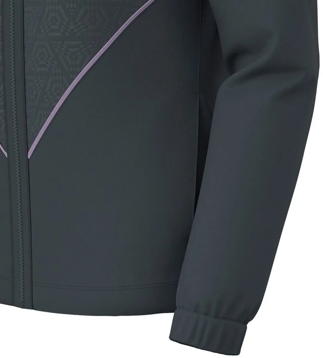 Macron Thunder Artemis Trainingsjack Dames M - Antraciet/Lila - afbeelding 6 van 6