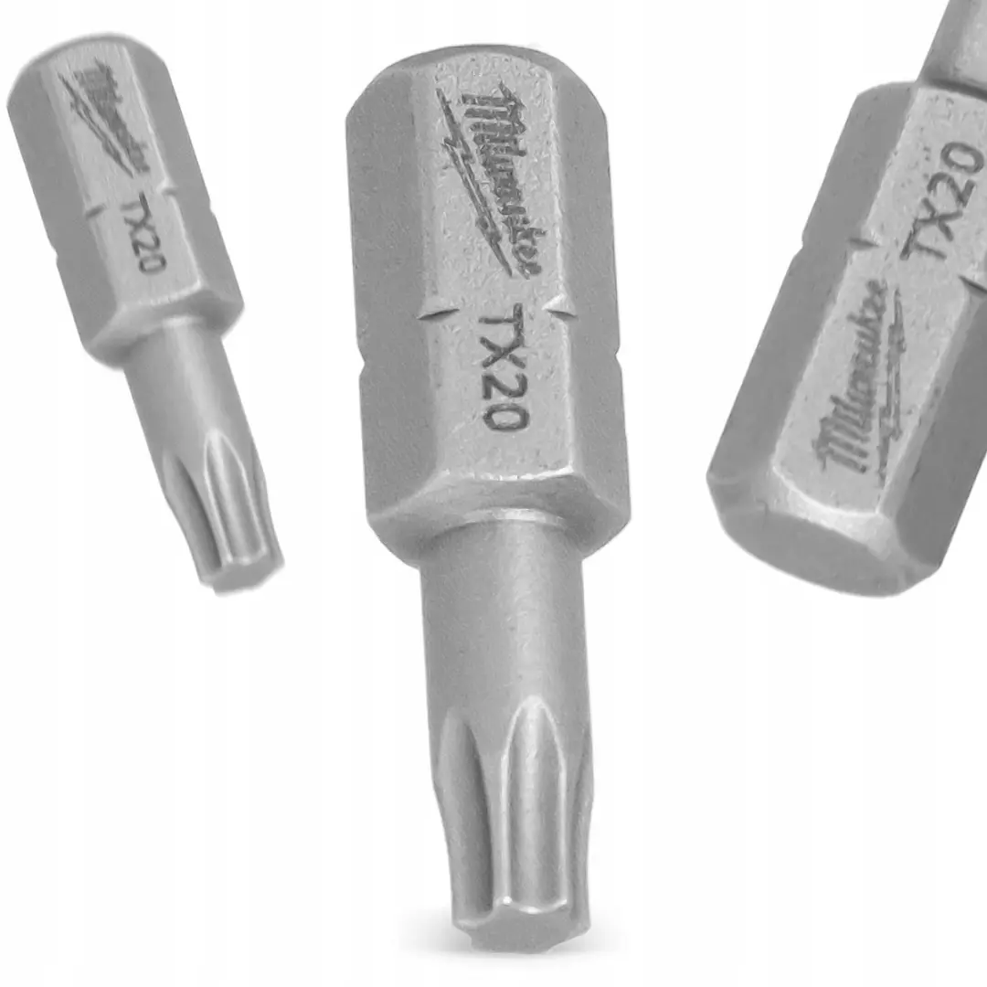 Milwaukee TX20 Torx Bit 25mm Magnetisch - 2 Stuks