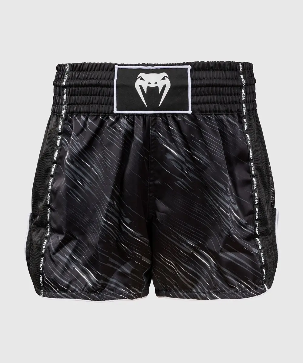 Venum Tectonic Rapid Muay Thai Shorts S - Zwart/Grijs/Wit