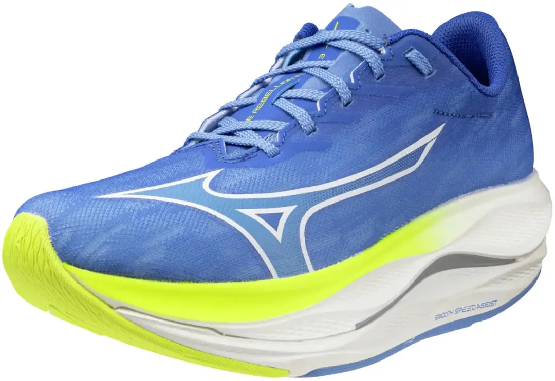 Mizuno Wave Rebellion Flash 3 Hardloopschoenen - 40 - Ultramarijn/Dark Blue/Yellow