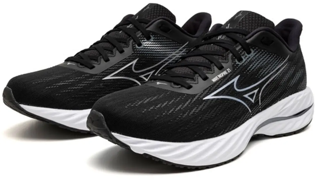 Mizuno Wave Inspire 21 Herenschoen - Maat 46 - Zwart