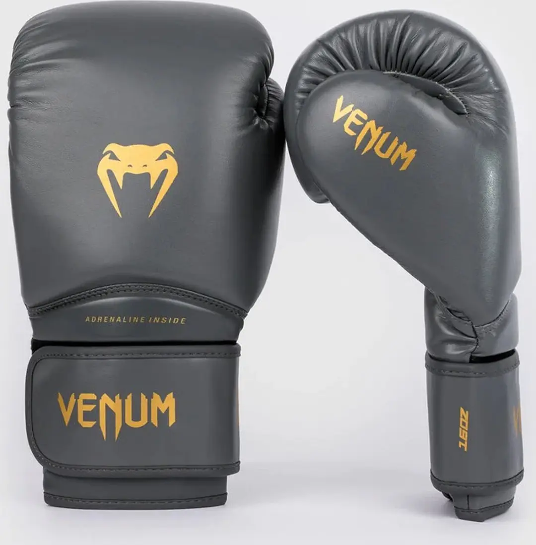 Venum Contender 1.5 Boks Handschoenen 14oz - Grijs/Goud