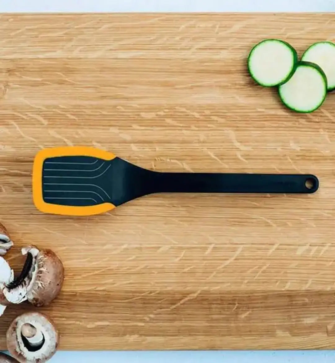 Fiskars Functional Form Keukengerei Set Lepel & Spatel - 2 Stuks - Oranje/Zwart - afbeelding 4 van 5