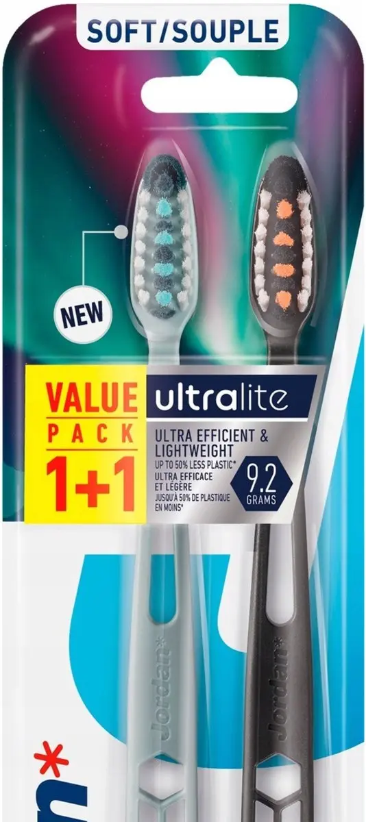Jordan Ultralite Soft Handborstel - 20 Stuks