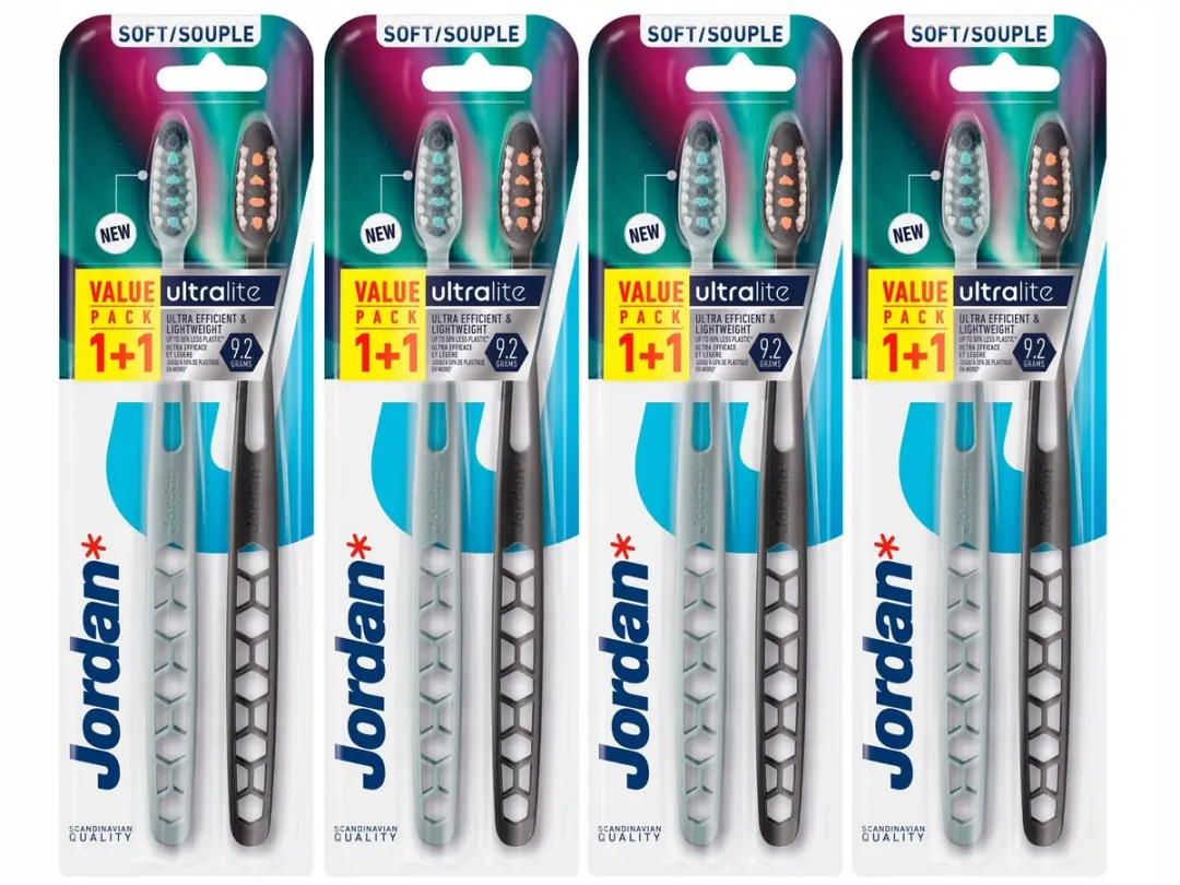 Jordan Ultralite Soft Handborstel - 20 Stuks