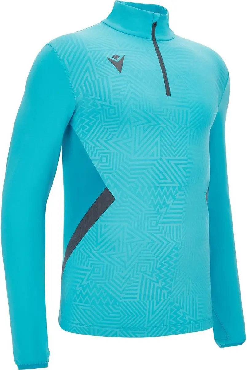 Macron Victory Fraser Ziptop Heren - M - Neon Sky/Antraciet