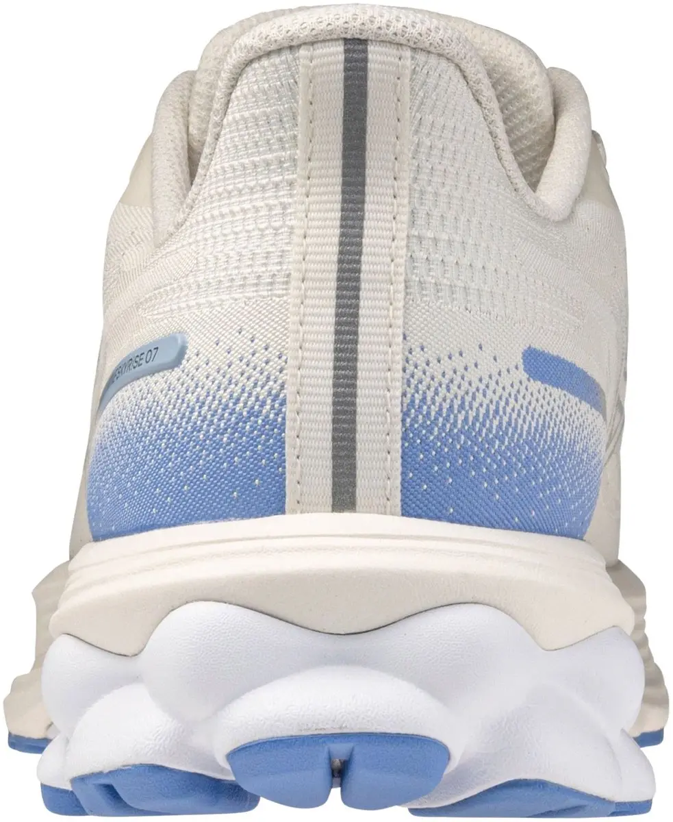 Mizuno Wave Skyrise 7 Dames Hardloopschoenen - 40.5 - Off White/Blauw