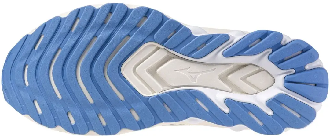 Mizuno Wave Skyrise 7 Dames Hardloopschoenen - 40.5 - Off White/Blauw