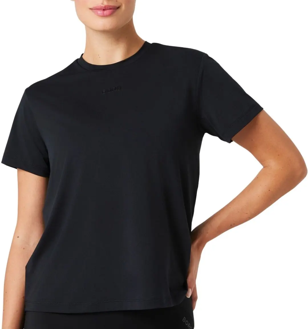 Björn Borg Dames Sportshirt Korte Mouwen - Zwart M