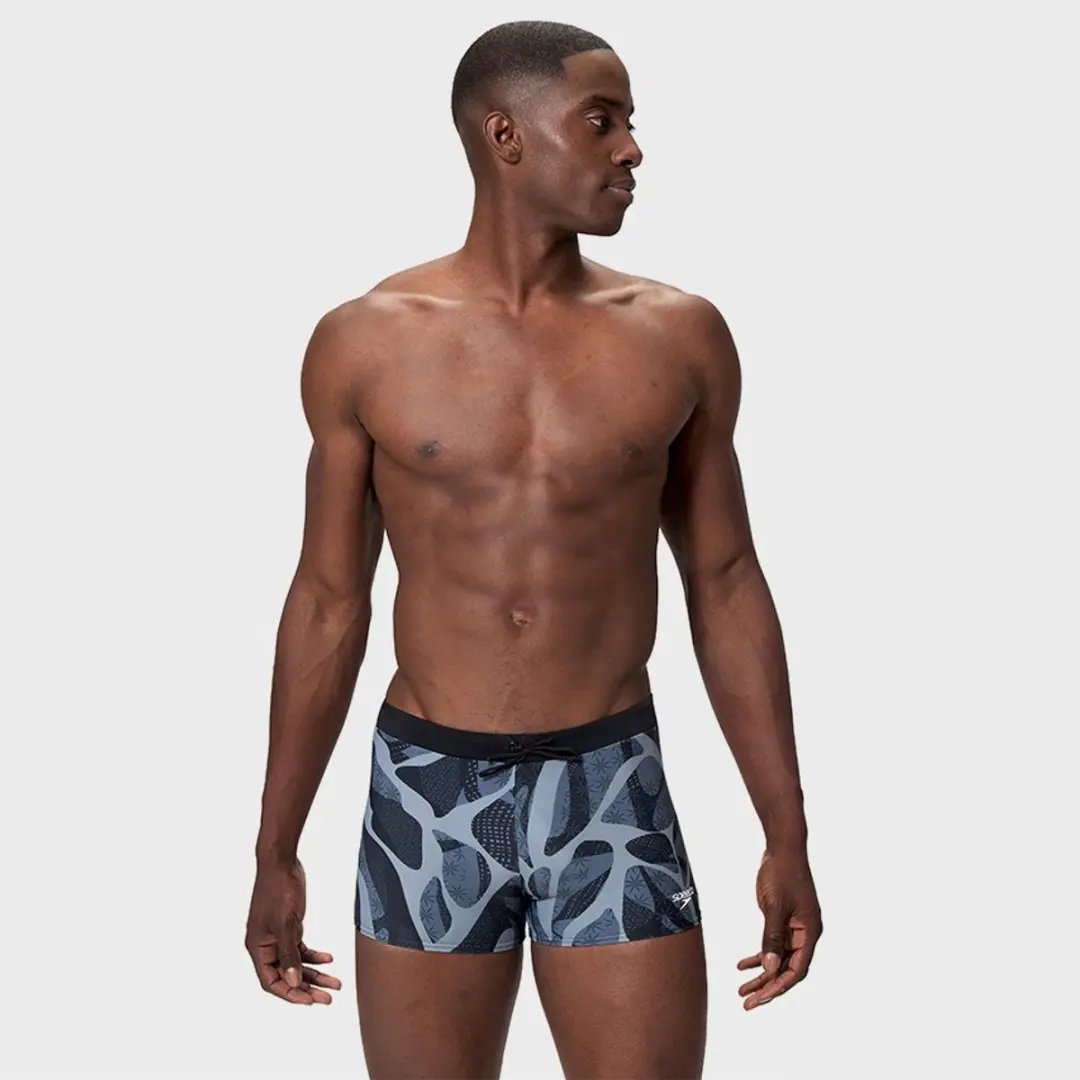Speedo Heren Valmilton Aquashort - M - Zwart/Grijs - afbeelding 6 van 6