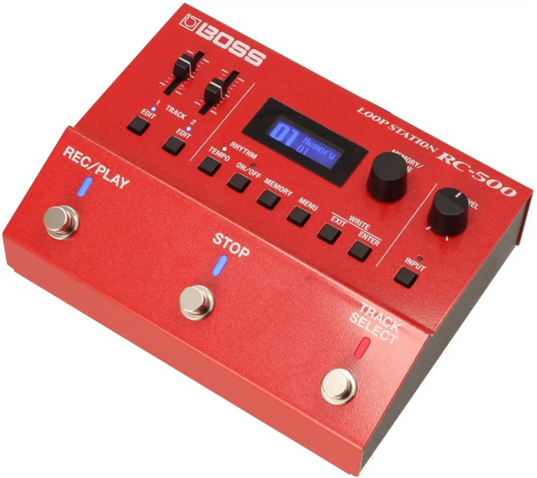BOSS RC-500 Loop Station - 13 uur stereo opname - Rood - afbeelding 5 van 6