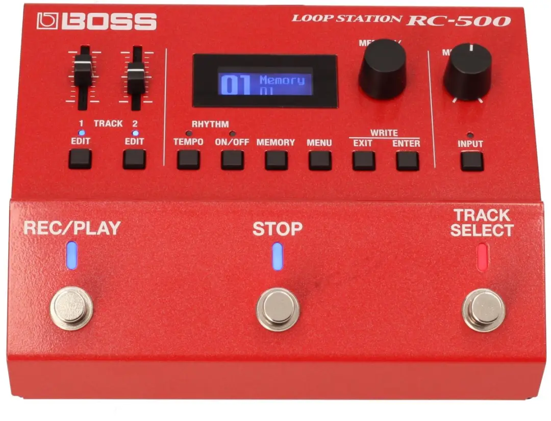 BOSS RC-500 Loop Station - 13 uur stereo opname - Rood - afbeelding 2 van 6
