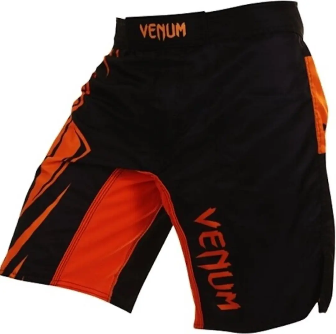 Venum Fightshort Wanderlei Silva Shadow - Zwart Oranje XS
