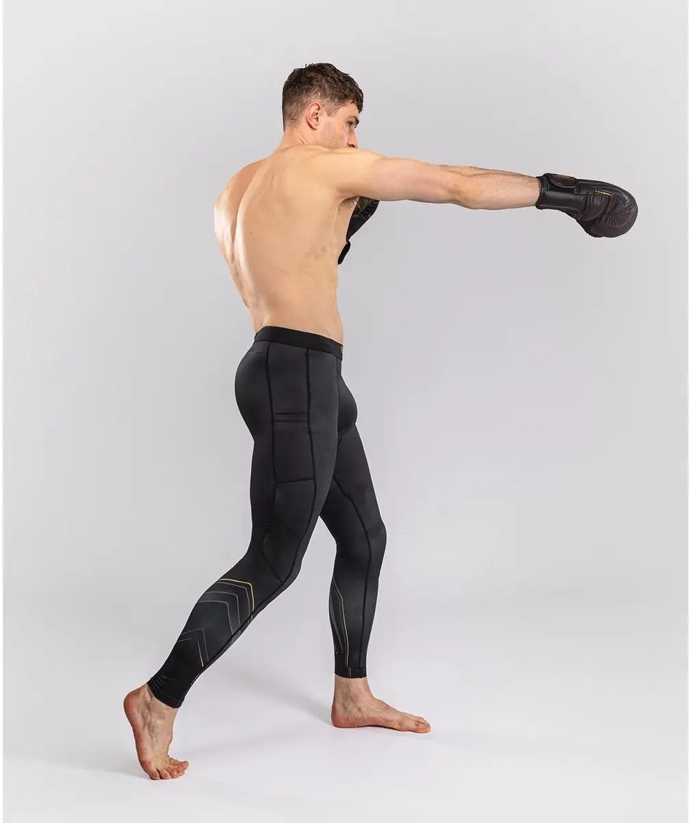 Venum Streamline Spats MMA/BJJ Compressielegging L - Zwart/Goud