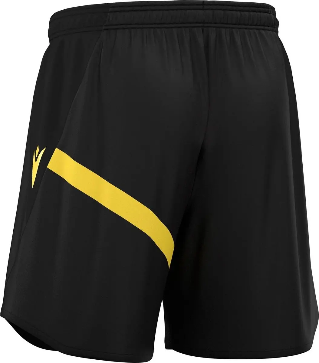 Macron Shen Eco Short Kinderen 11-12Y - Zwart/Geel