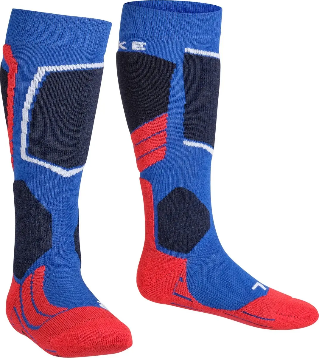 Falke SK2 Skisokken Kinderen - Dikke Wol Blauw - Maat 31-34