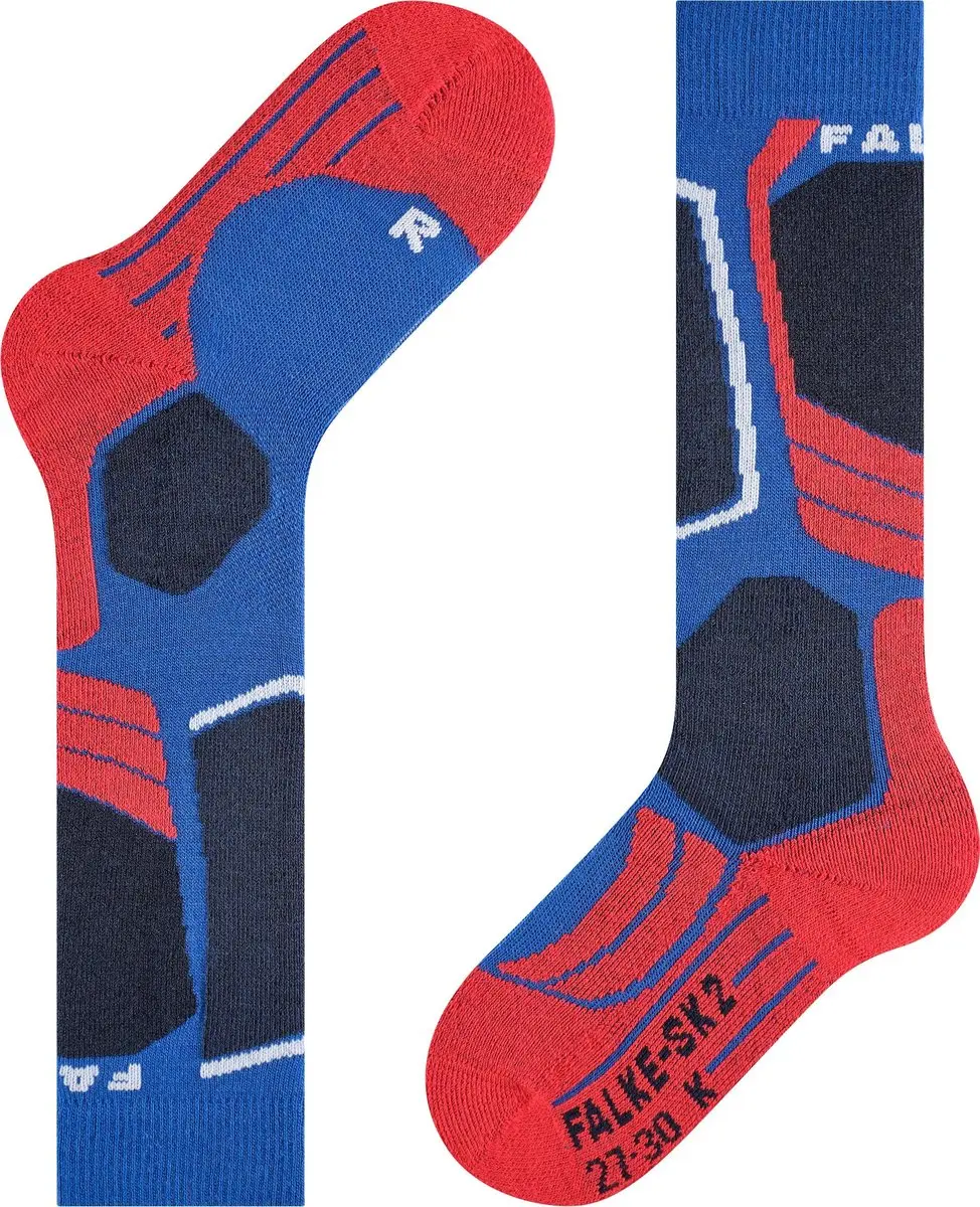 Falke SK2 Skisokken Kinderen - Dikke Wol Blauw - Maat 31-34 - afbeelding 6 van 6