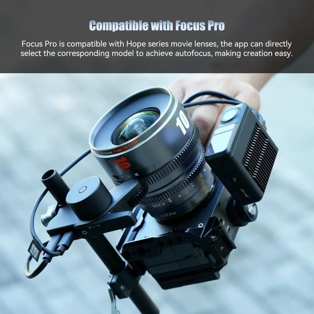 7artisans 16mm T2.1 Cinema Lens - Fuji X-Mount - Grijs - afbeelding 4 van 6