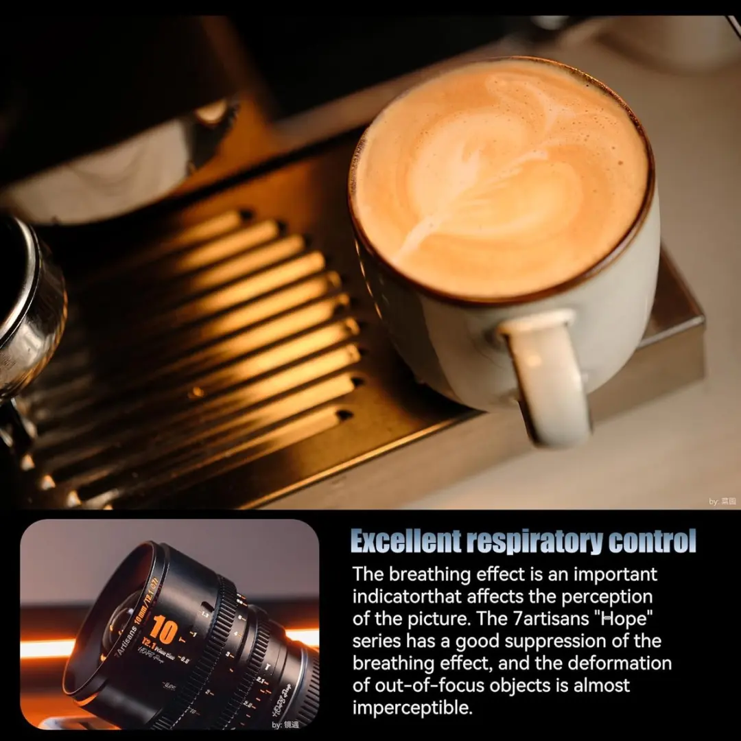 7artisans 16mm T2.1 Cinema Lens - Fuji X-Mount - Grijs - afbeelding 2 van 6