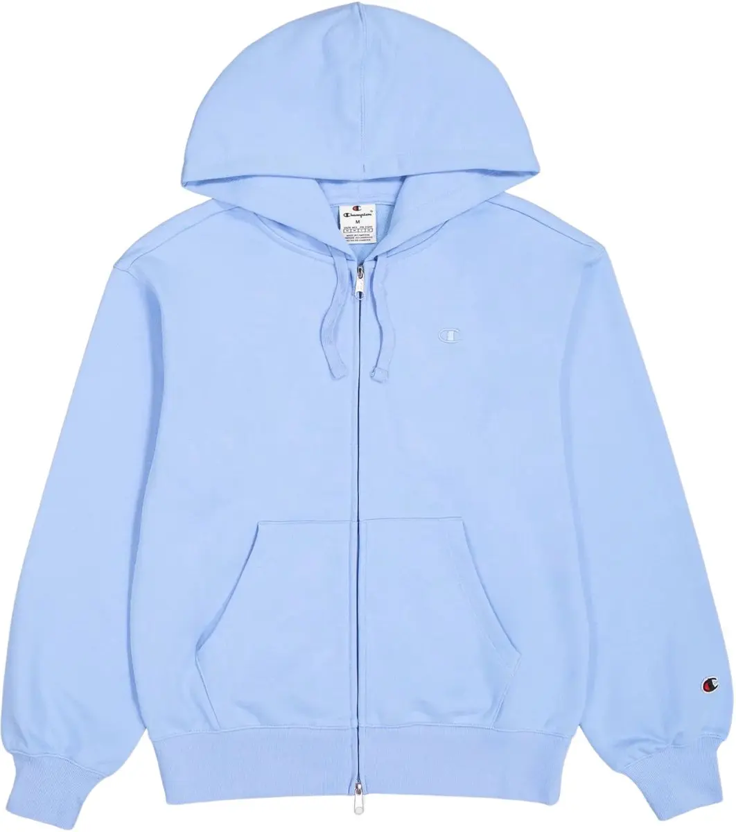 Champion Full Zip Hoodie Lichtblauw Dames - M
