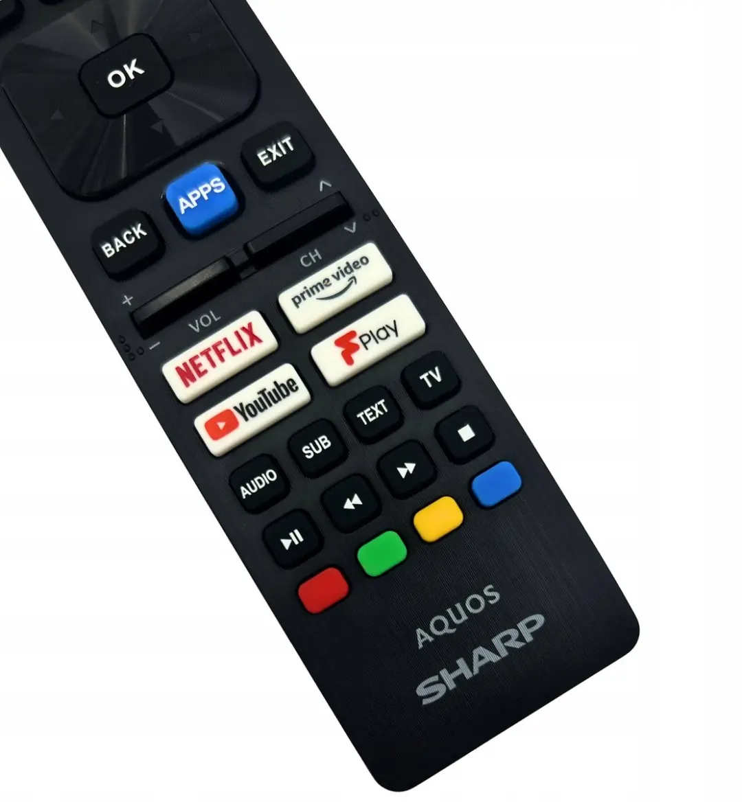 Sharp AQUOS SHW/RMC/0140N Afstandsbediening - Zwart