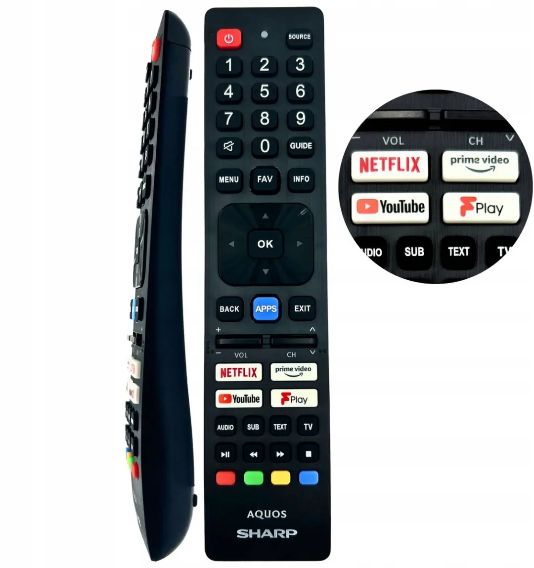Sharp AQUOS SHW/RMC/0140N Afstandsbediening