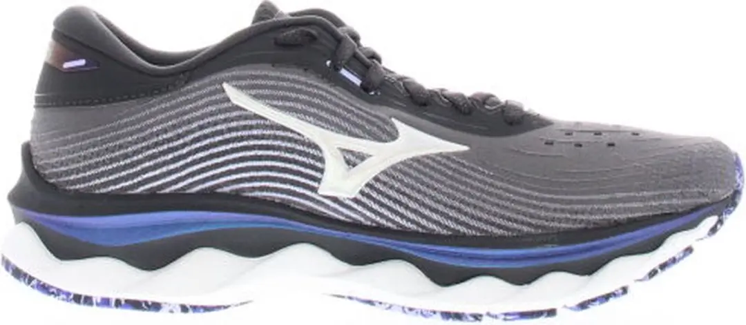 Mizuno Wave Sky 5 Sportschoenen - 38 - Donkergrijs/Zwart/Zilver