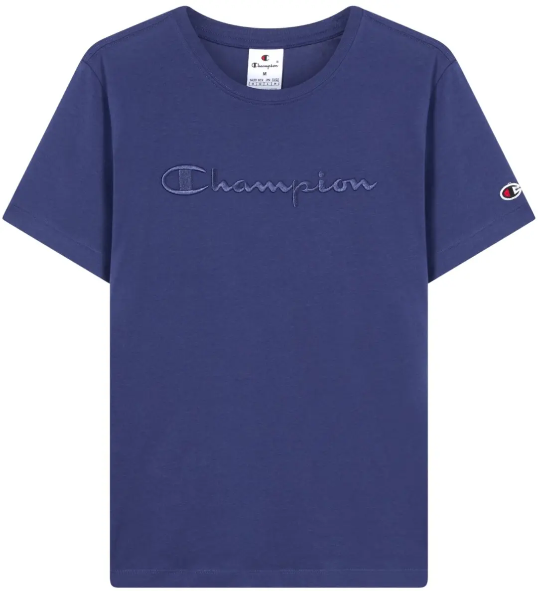 Champion SS Tee BS200 Dames T-shirt - XS - Blauw