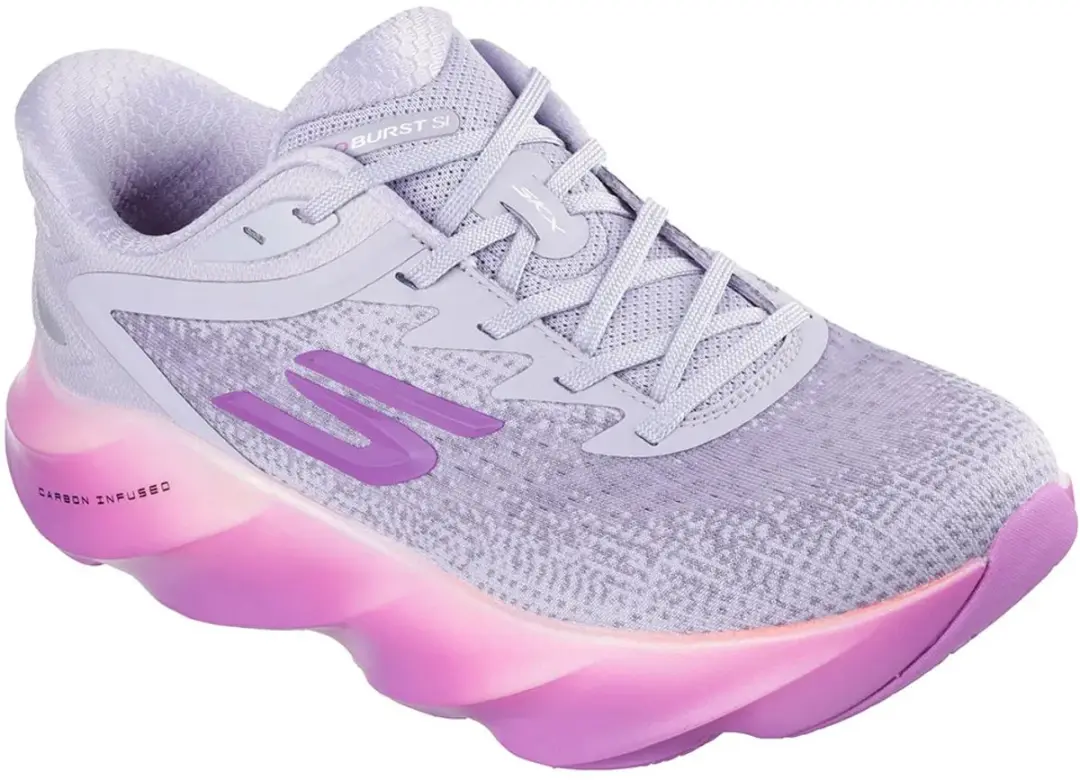Skechers SKX Aero Burst Hardloopschoenen - 36 - Lavender/Neon Pink