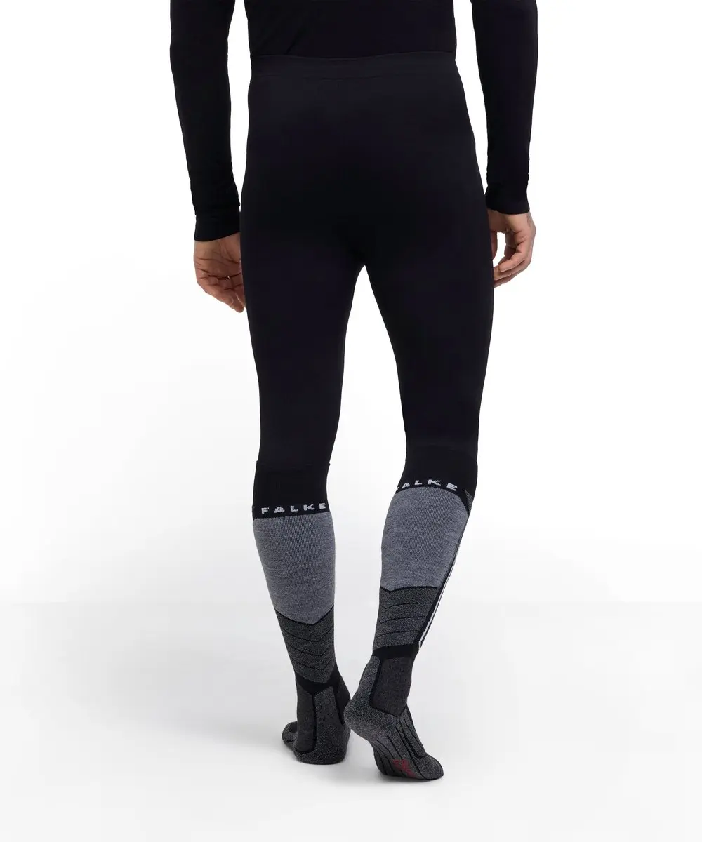 Falke Wool-Tech Light 3/4 Ondergoed Heren - S - Zwart