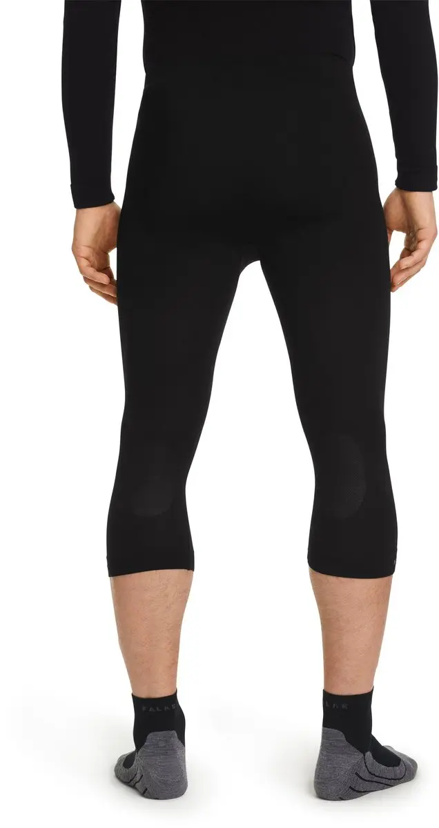 Falke Wool-Tech Light 3/4 Ondergoed Heren - S - Zwart
