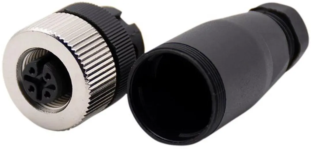 Phoenix Contact RND 205-01198 M12 Ronde Connector - Recht - Zwart