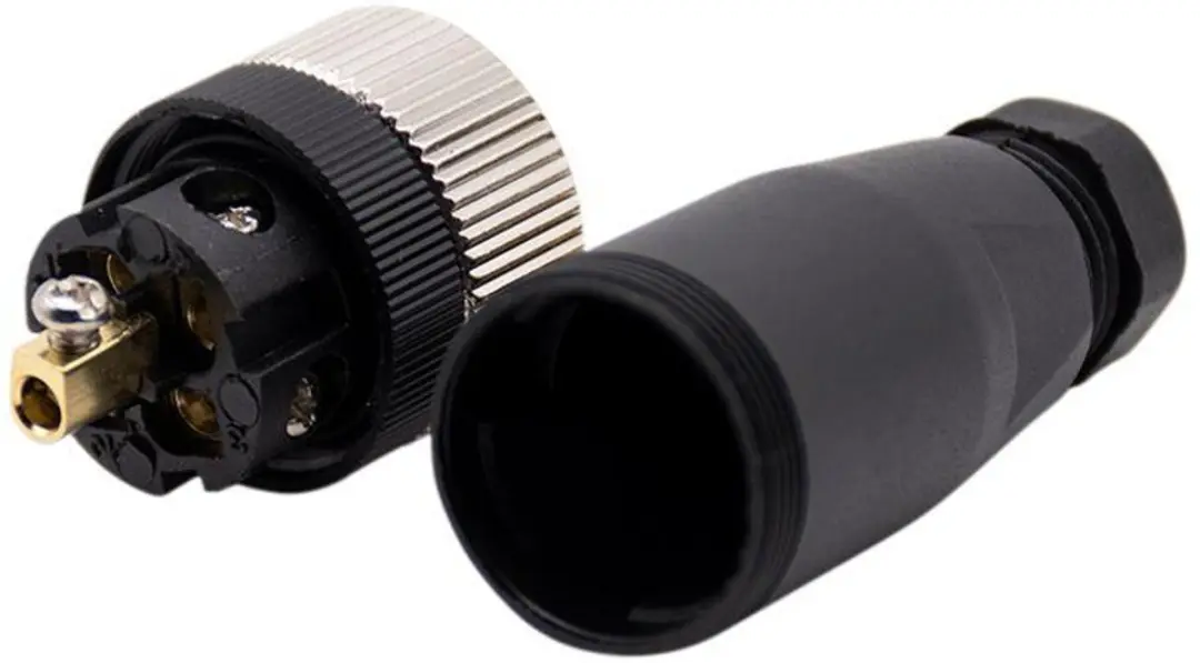 Phoenix Contact RND 205-01198 M12 Ronde Connector - Recht - Zwart