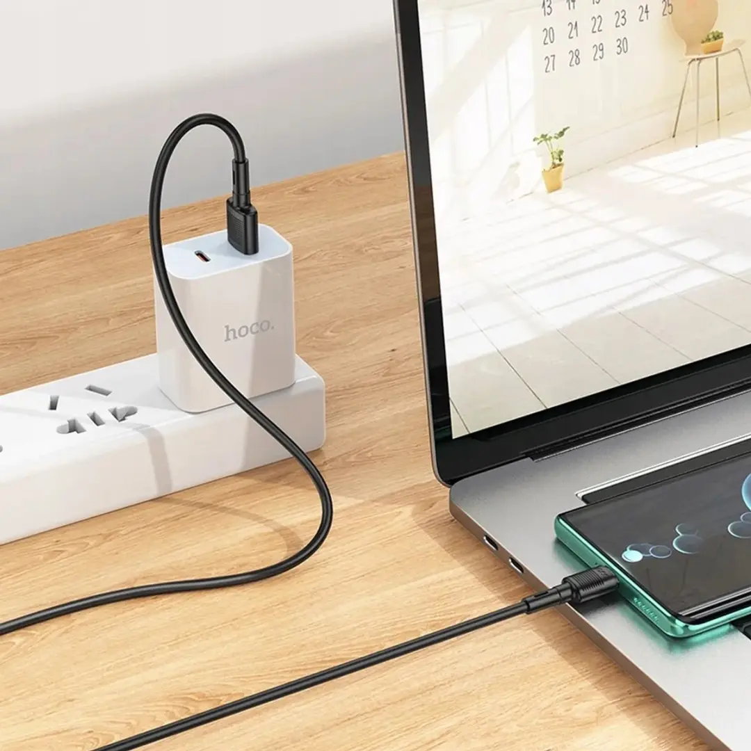 Hoco Victory X83 USB-C Kabel 1m - 3A Snel Laden