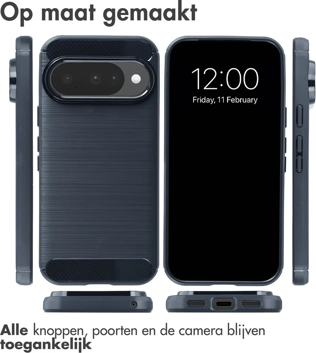 imoshion Hoesje Google Pixel 11 - Donkerblauw - afbeelding 6 van 6