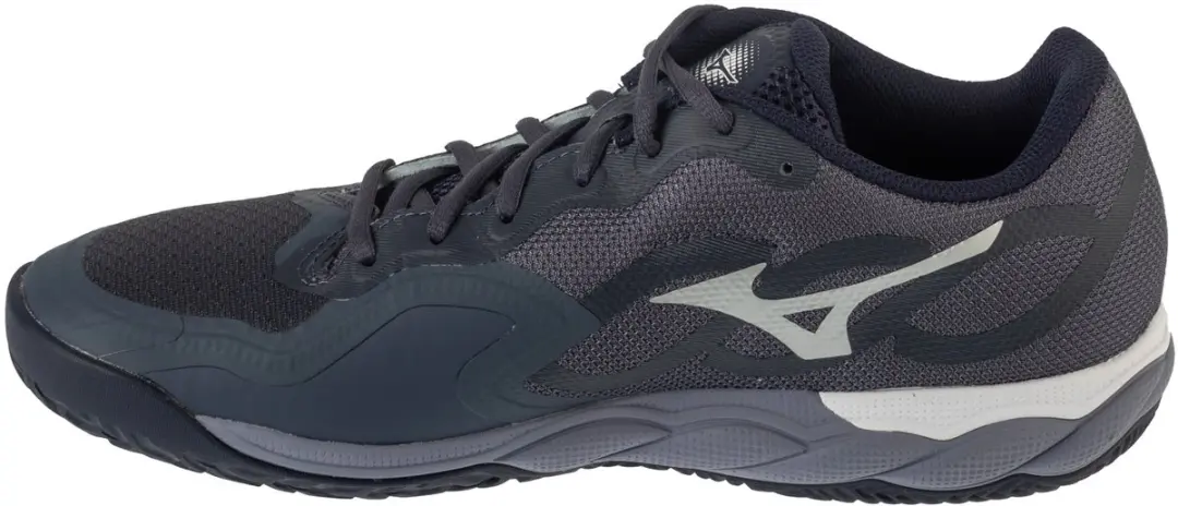 Mizuno Wave Enforce Court Tennis Schoenen 43 - Zwart/Wit/Grijs - afbeelding 6 van 6