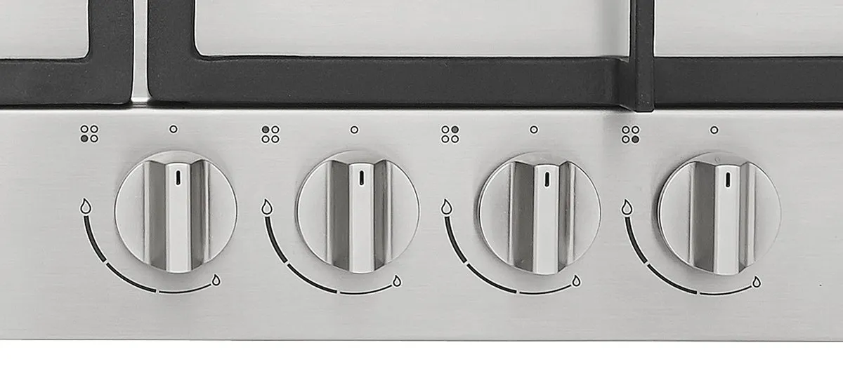 Etna KG859RVSA Gaskookplaat 4 Zones - RVS
