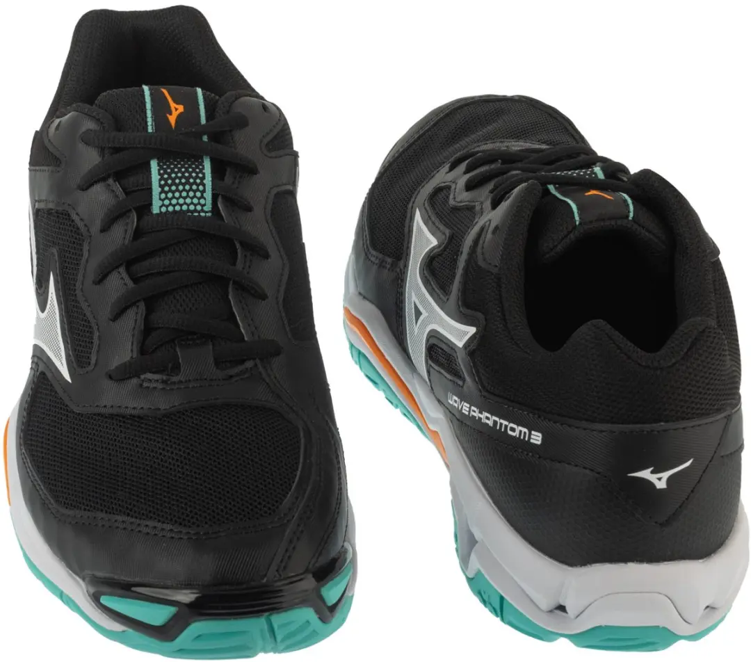 Mizuno Wave Phantom 3 Handbalschoenen 46 - Zwart