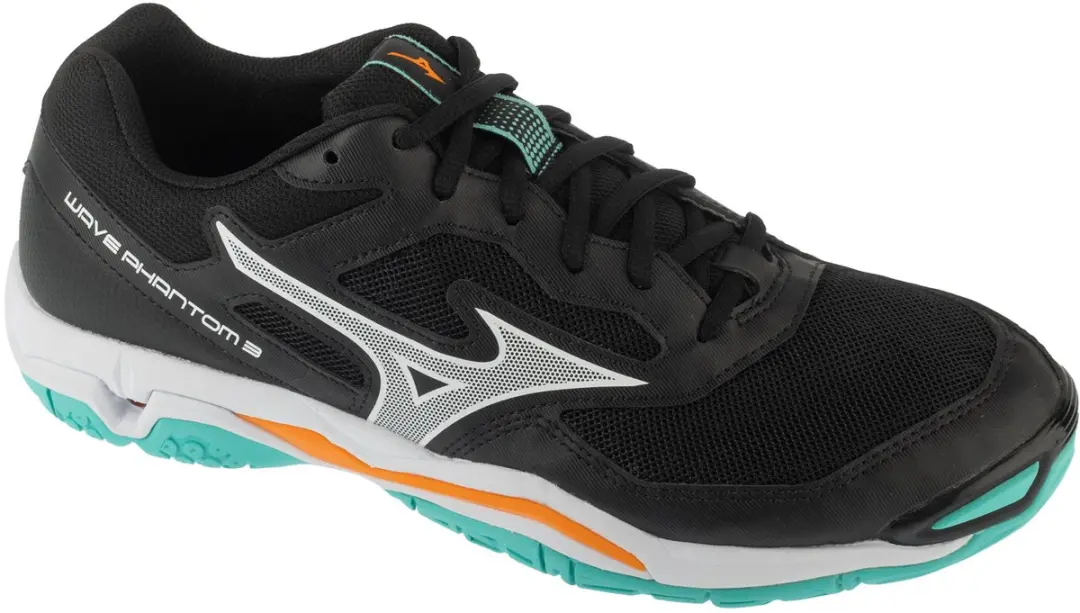 Mizuno Wave Phantom 3 Handbalschoenen 46 - Zwart