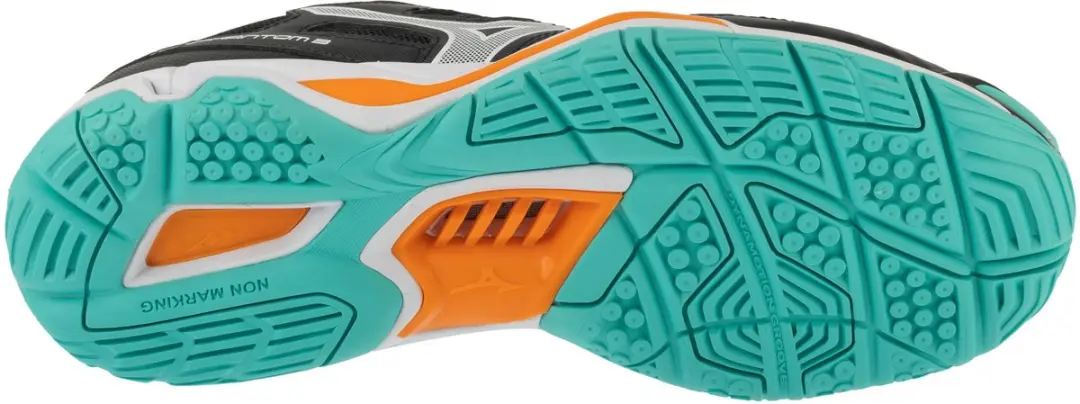 Mizuno Wave Phantom 3 Handbalschoenen 46 - Zwart