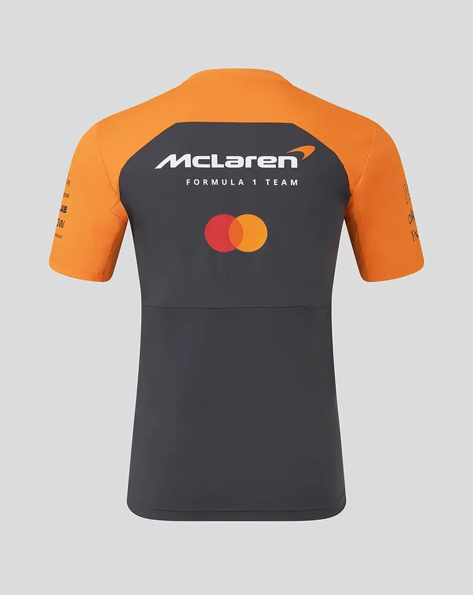Castore McLaren Teamline T-shirt Lando Norris - Grijs 3XL