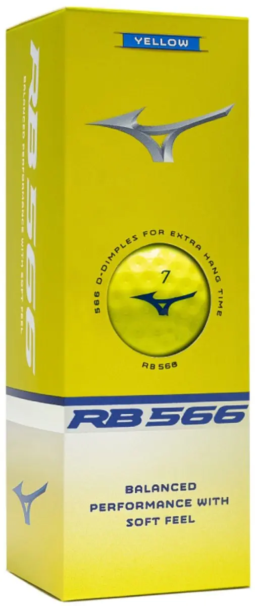 Mizuno RB566 Golfballen - 12 Stuks - Geel