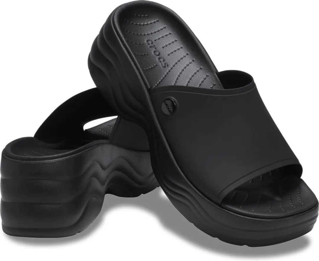 Crocs Skyline Dames Platform Klap - Zwart 39-40