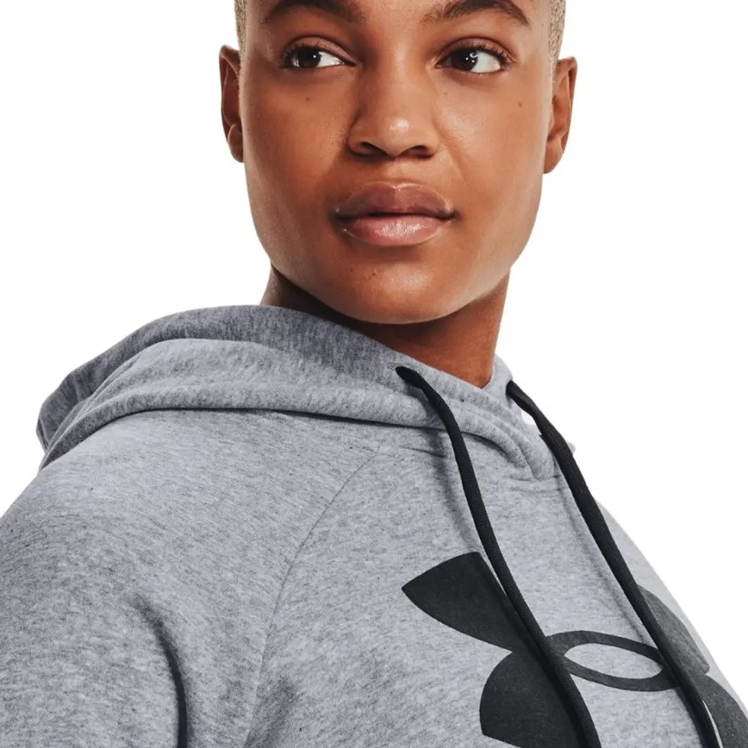 Under Armour Rival Fleece Logo Hoodie Dames - Grijs - 2XL