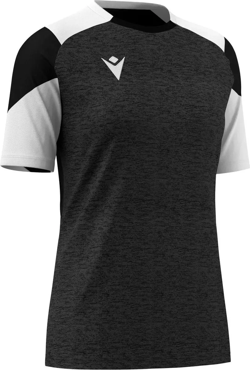 Macron Glory Sphinx Shirt Korte Mouw Kinderen 11-12Y - Zwart/Wit